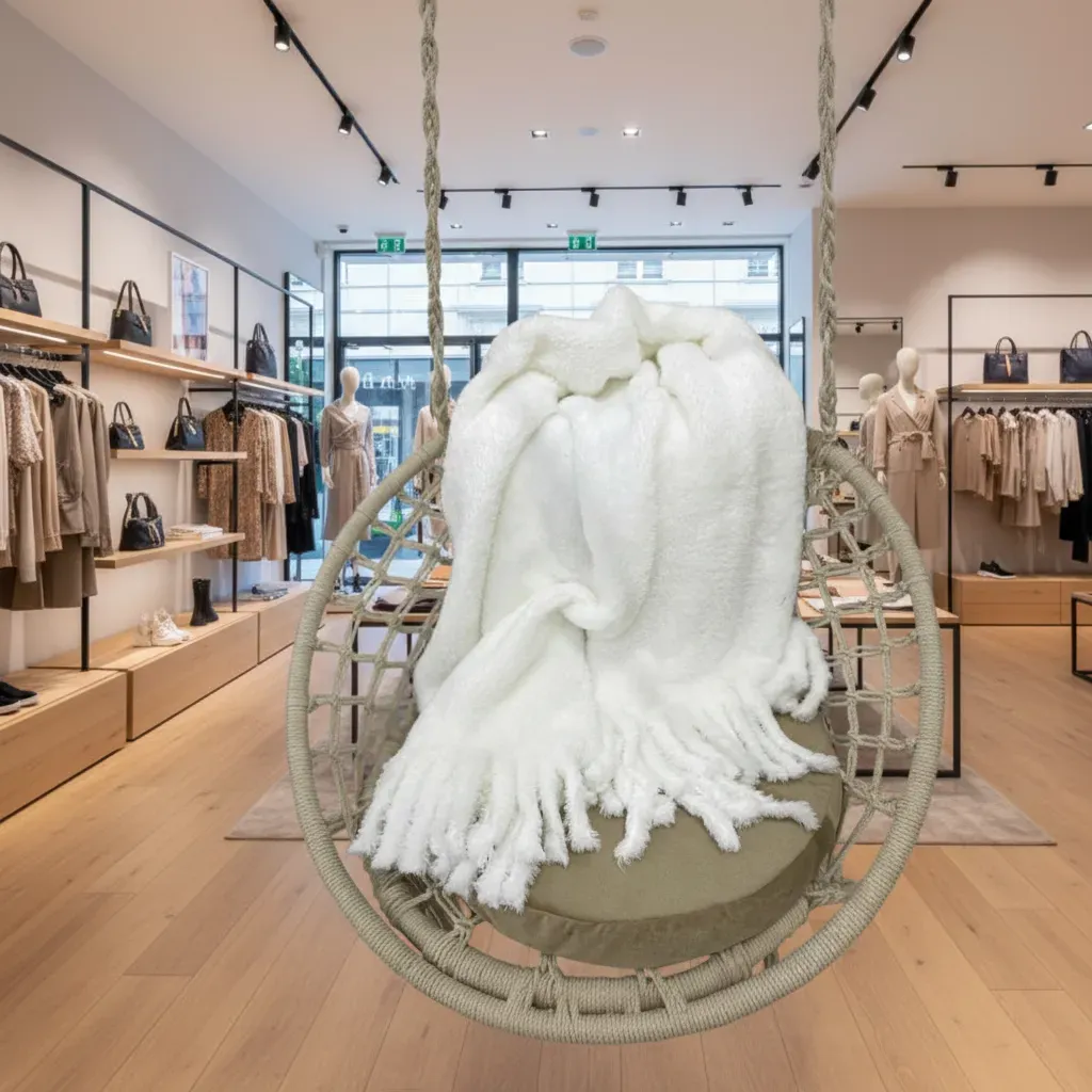 شال موهير حريمي شتوي خامة ناعمة فاخرة